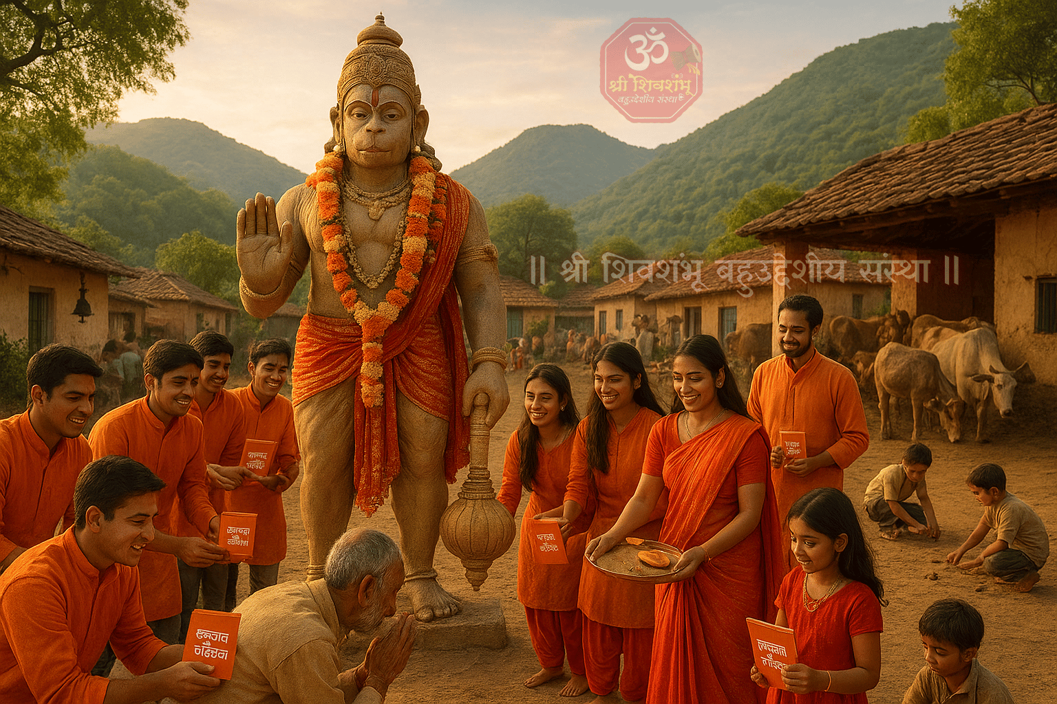 धार्मिक पुस्तिका वाटप